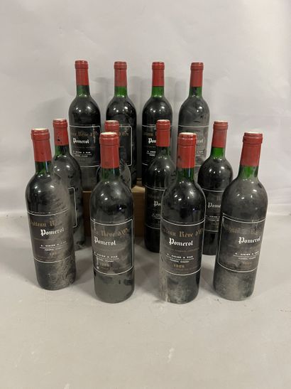 12 bottles Château REVE D'OR, Pomerol 1986...