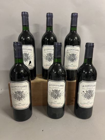 6 bottles Château LA CONSEILLANTE, Pomerol...