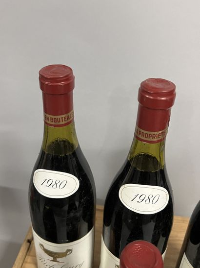 6 bottles RICHEBOURG, Gros F&S 1980 (2 TLB,...