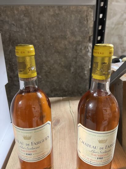 2 bottles Château DE FARGUES, Sauternes 1985...