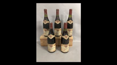 5 bouteilles CORTON 