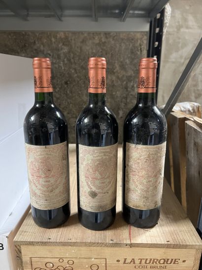 3 bottles Château PICHON LONGUEVILLE-BARON,...