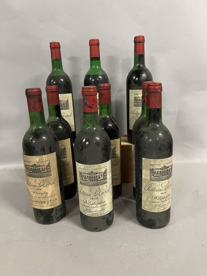 9 bottles Château LE CROCK, Saint-Estèphe...