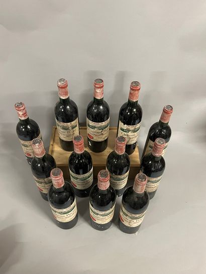 12 bottles Château PAVIE, 1° Grand Cru St-Emilion...