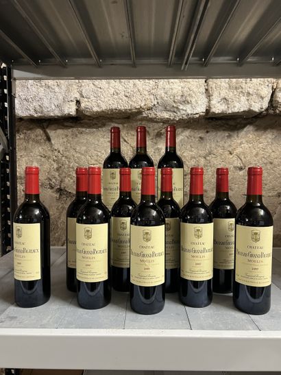 12 bottles Château BRANAS-GRAND-POUJEAUX,...