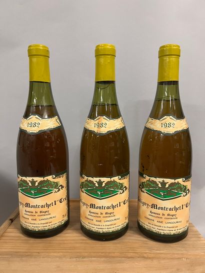 3 bottles PULIGNY-MONTRACHET 