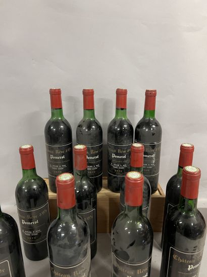 12 bottles Château REVE D'OR, Pomerol 1975...