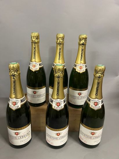 6 bottles CHAMPAGNE 