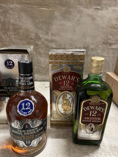 3 bottles SCOTCH WHISKY 