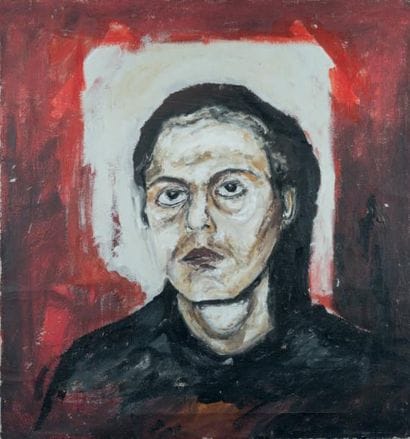 Youri, 1995 Technique mixte sur toile, signée,...