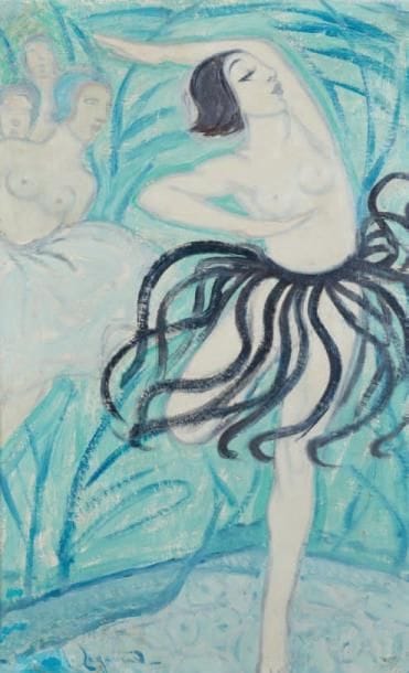 Louis LEGRAND (1863 - 1951)
Danseuses Huile...