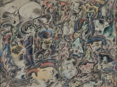 Louis TOUCHAGUES (1893 - 1974)
Caricatures...