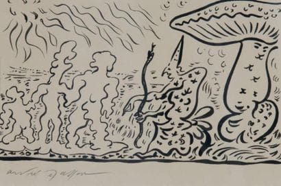 André Masson (1896 - 1987)
Les trois hommes...