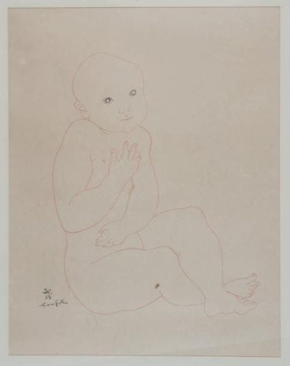TSUGUHARU LÉONARD FOUJITA (1886 - 1968)
Enfant...
