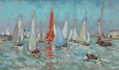 André HAMBOURG (1909 - 1999)
Marée haute...