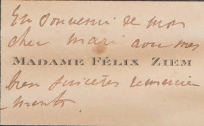 FELIX ZIEM (1821 - 1911)
Gondole traversant...