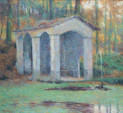 Fernand LANTOINE (1876 - 1955)
Le jet d'eau,...