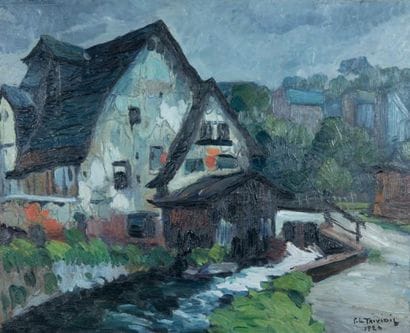Pierre LE TRIVIDIC (1898 - 1960)
Moulin sur...