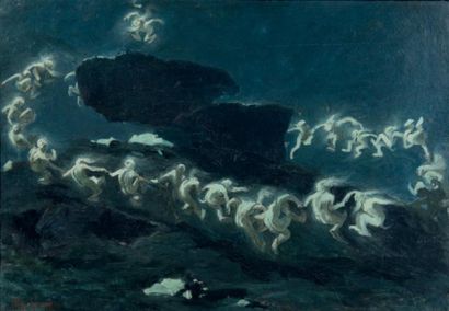 Marco DE GASTYNE (1889 - 1982)
La danse Huile...