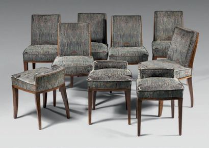 TRAVAIL FRANÇAIS 1930
Suite de six chaises...
