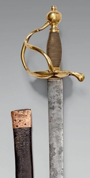 Sabre de carabinier modèle 1750, garde en...
