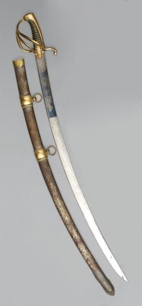 Sabre d'officier de cavalerie légère modèle...