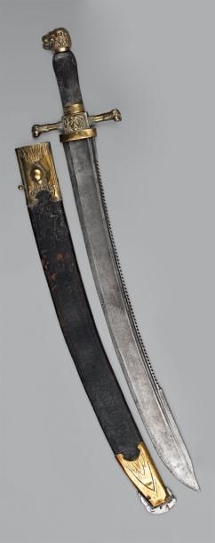 Rare glaive de sapeur de la garde royale...