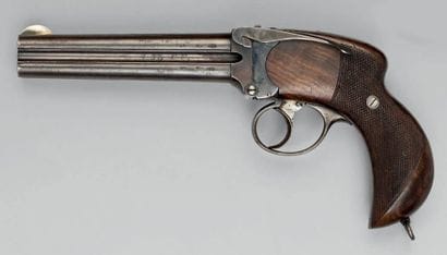 Pistolet d'officier Lancaster modèle 1881,...