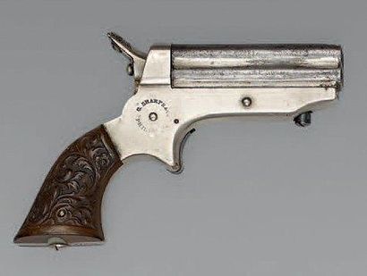 Pistolet Sharps & Hankins, quatre canons...
