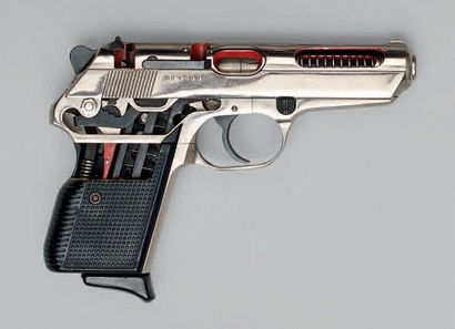 Pistolet automatique de démonstration écorché,...