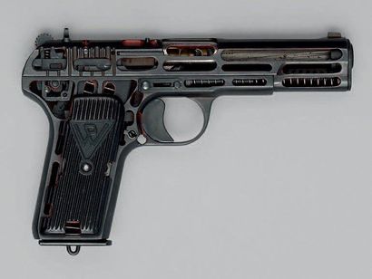 Pistolet automatique de démonstration écorché,...