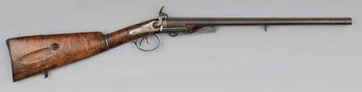 Fusil de chasse court à broche système Lefaucheux,...
