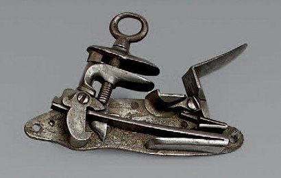 Platine à silex espagnole à la miquelet de...