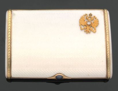 Etui à cigarettes en or 585°/oo (14k) et...