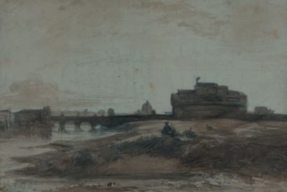 FELIX ZIEM (1821 - 1911)
Rome, le château...