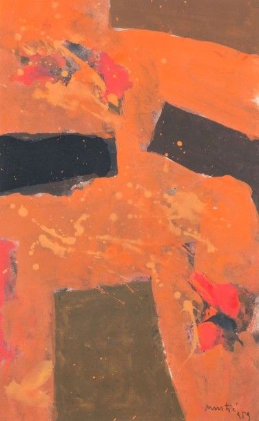Edo MURTIC (1921 - 2004)
Sans titre orange...