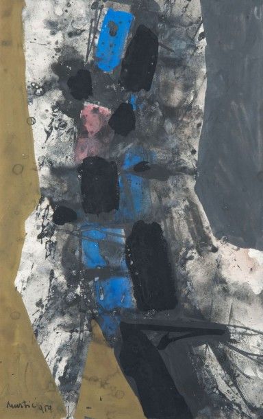 Edo MURTIC (1921 - 2004)
Forme, 1959 Gouache...