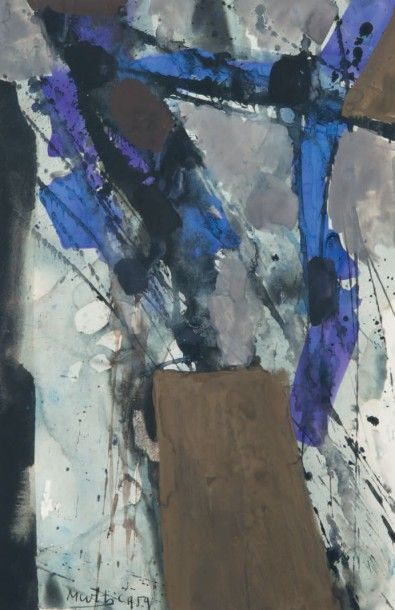 Edo MURTIC (1921 - 2004)
Le pot marron, 1959...