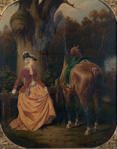 Ange Louis JANET-LANGE (1815 - 1872)
L'amazone,...