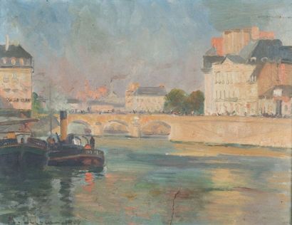 DILIEU (?)
Paris, l'ile de la Cité, 1904...