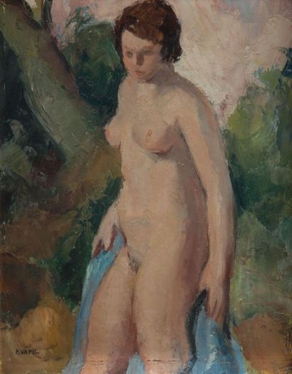 Charles KVAPIL (1884 - 1957)
Baigneuse Huile...