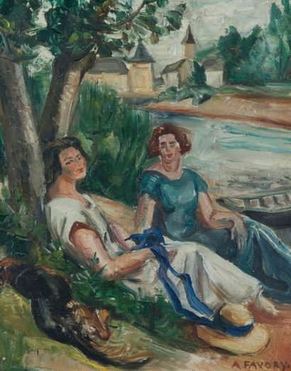 André FAVORY (1888 - 1937)
Les deux amies...