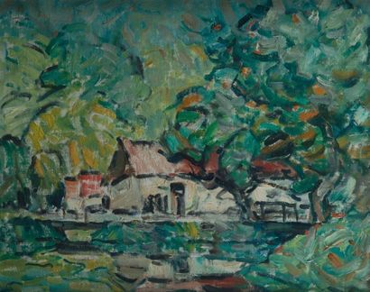 Abel BELTRAM (1871 - 1954)
Le petit pont...