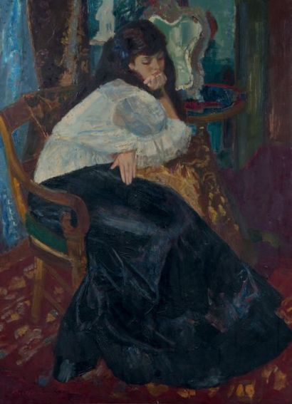 Louis BERTHOMMÉ-SAINT-ANDRÉ (1905 - 1977)
Rêverie...