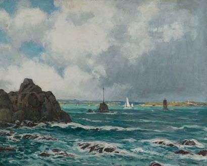 Lucien SEEVAGEN (1887 - 1959)
Voile blanche,...