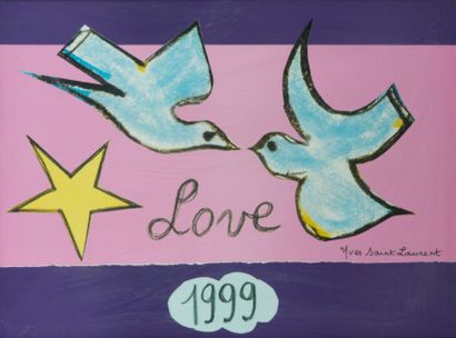 Yves SAINT LAURENT (1936 - 2008)
Love, années...