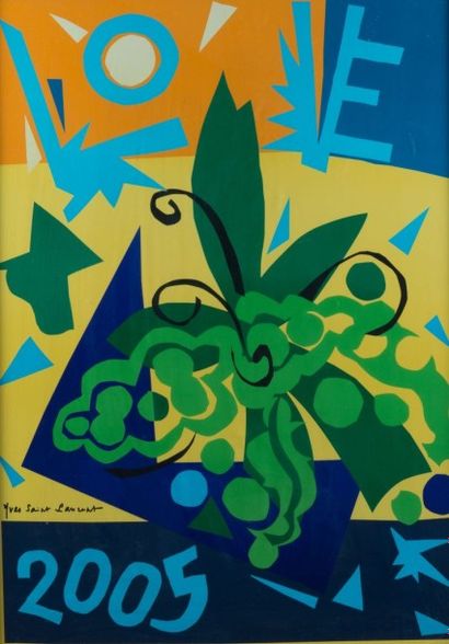 Yves SAINT LAURENT (1936 - 2008)
Love, années...
