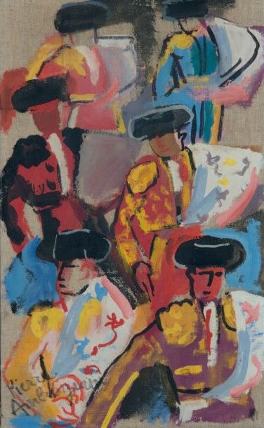 Pierre AMBROGIANI (1907 - 1985)
Toréadors...