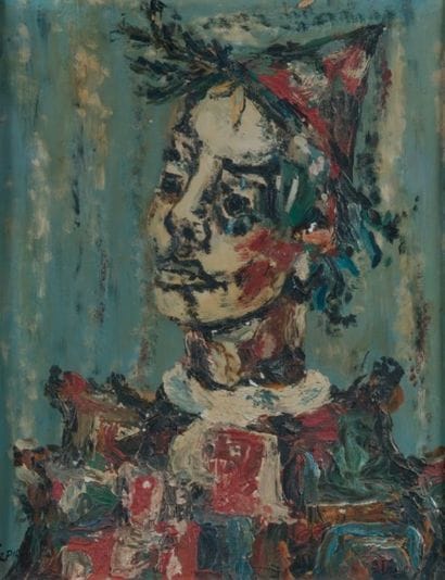 Paul AIZPIRI (né en 1919)
Arlequin Huile...