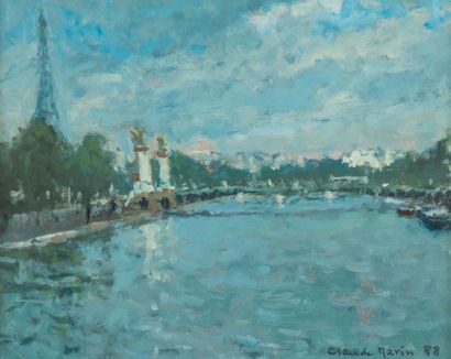 Claude MARIN (né en 1924)
Paris la Seine...